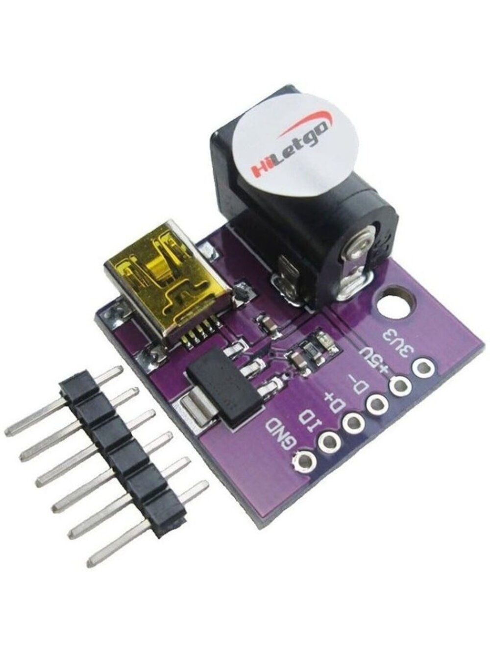 Computer HiLetgo 5pcs AMS1117-3.3V Power Supply Module Mini USB DC Dual Charging